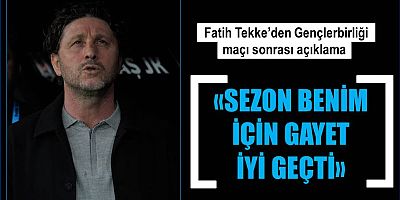 Fatih Tekke'den açıklamalar!