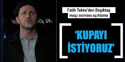 Fatih Tekke'den dev maç sonrası Sergen Yalçın'a destek!