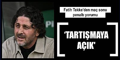 Fatih Tekke: 'Üzüleceğiz ve devam edeceğiz!'