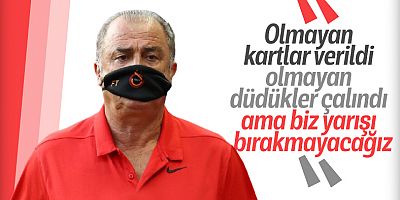 Fatih Terim, Hakem Kararlarını Eleştirdi