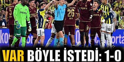 Fenerbahçe Trabzonspor'u 1-0 sıfır yendi