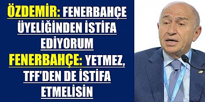 Fenerbahçe Üyeliğinden İstifa Eden TFF Başkanı Özdemir: Kendi İpimi Kendim Çekerim