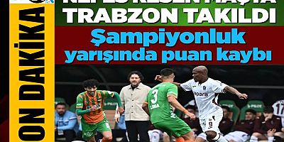 Fırtına Alanya'da puan bıraktı!