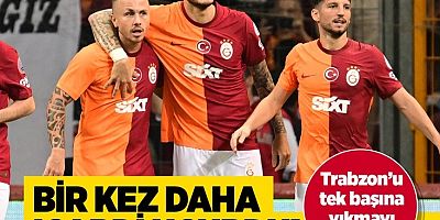 Galatasaray, Trabzonspor'u Icardi'nin golleriyle 2-0 mağlup etti
