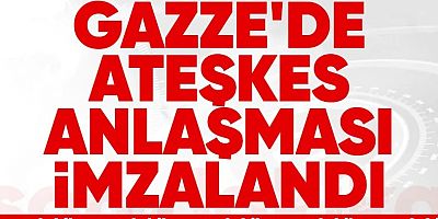 Gazze'de ateşkes başladı