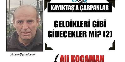 GELDİKLERİ GİBİ GİDECEKLER Mİ? (2)