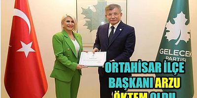 Gelecek Partisi Ortahisar İlçe Başkanlığı’na Atama Yapıldı