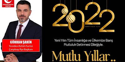Gökhan Şahin'den Yeni Yıl Mesajı