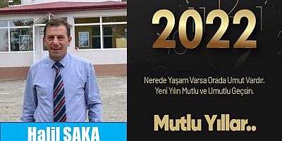 Halil Saka'dan Yeni Yıl Mesajı