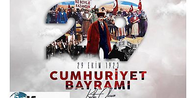 Hasan Taflan'dan Cumhuriyet Bayramı Mesajı