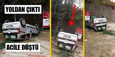 Hastanede Şok Eden Kaza: Yoldan Acile Düştü!