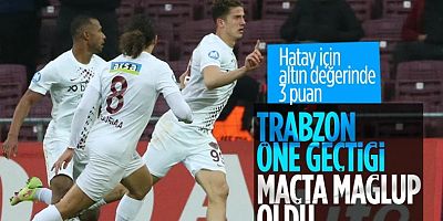 Hatayspor, Trabzonspor'u Geriden Gelerek Yendi