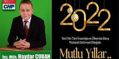 Haydar Çoban'dan Yeni Yıl Mesajı