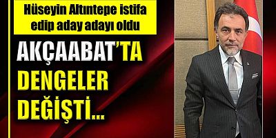 Hüseyin Altıntepe istifa edip aday adayı oldu