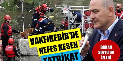 İçişleri Bakanı Soylu, Trabzon'da Tatbikata Katıldı