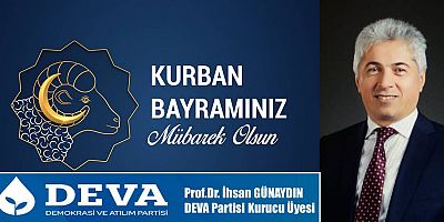 İhsan Günaydın’dan Kurban Bayramı Mesajı