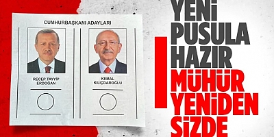 İkinci tura kalan cumhurbaşkanı seçiminin oy pusulası belli oldu