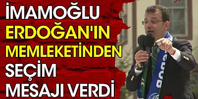 İmamoğlu Rize'de Seçim Mesajı Verdi