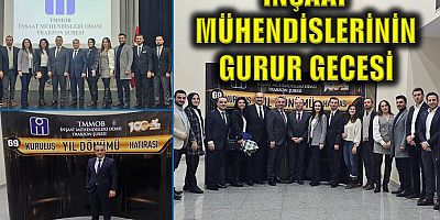 İnşaat Mühendislerinin gurur gecesi