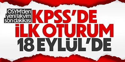 İptal Edilen 2022 KPSS'nin Yeni Tarihi Belli Oldu