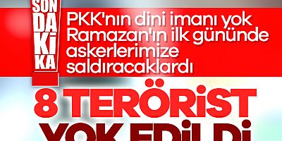 Irak'ın Kuzeyinde 8 Terörist Öldürüldü