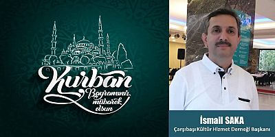 İsmail Saka'dan Bayram Tebriği