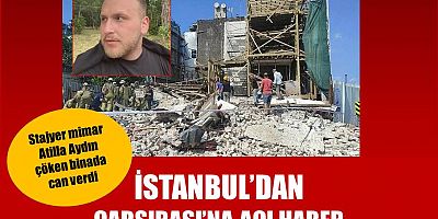 İstanbul’dan Çarşıbaşı’na acı haber