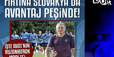 İşte Abdullah Avcı'nın Ruzomberok 11'i