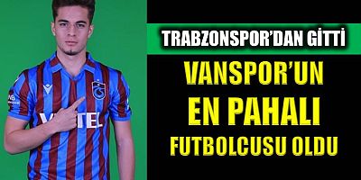 İşte Vanspor'un en pahalı futbolcusu