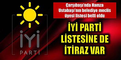İYİ Parti listesine de itiraz var