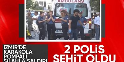 İzmir Balçova'da polis karakoluna saldırı
