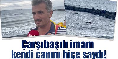 Kahraman imam kendi canını hiçe saydı!