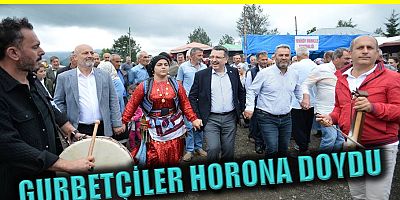 Kaldırım Yaylası’nda muhteşem şenlik