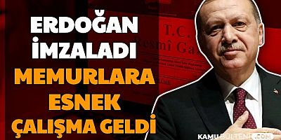 Kamuda Esnek Çalışma Genelgesi Yayımlandı