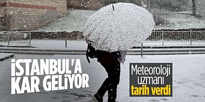 Kar İstanbul'a Şubatta Gelecek