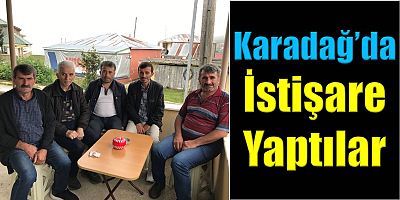 Karadağ’da İstişare Yaptılar