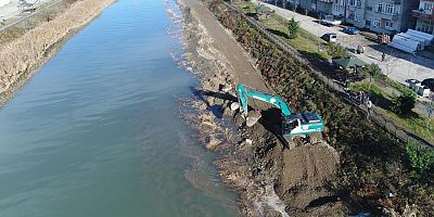 KARADENİZ’İN İNCİSİ TRABZON’DA TAŞKIN RİSKİNİ AZALTIYORUZ