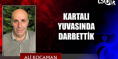 KARTALI YUVASINDA DARBETTİK