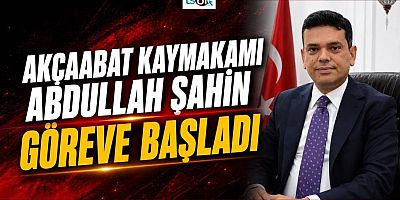 Kaymakam Şahin göreve başladı