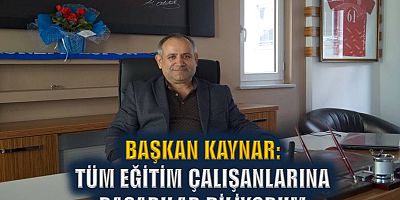 Kaynar: “2025-2026 eğitim-öğretim dönemi hayırlı olsun”