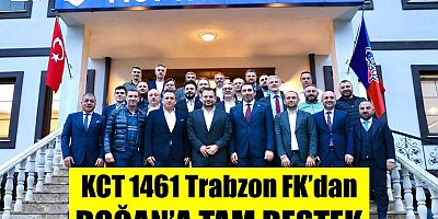 KCT 1461 Trabzon FK’dan Doğan’a destek