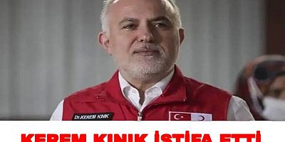 Kızılay Başkanı Kerem Kınık İstifa Etti