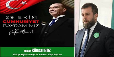 Köksal Boz'dan Cumhuriyet Bayramı Kutlaması