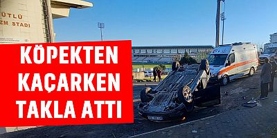 Köpekten Kaçarken Takla Attı: 3 Yaralı