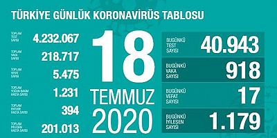 Koronadan Can Kaybı 201 Bin 13’e Yükseldi