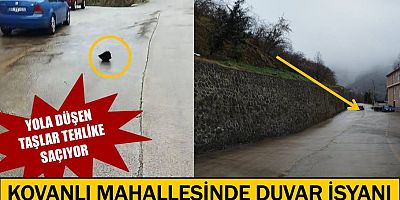 Kovanlı Mahallesinde bariyer tepkisi