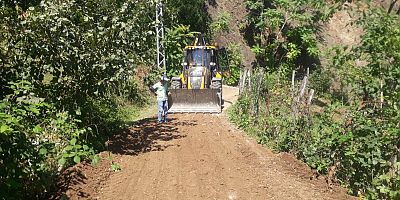 Maçka Belediyesinden Yol Hamlesi