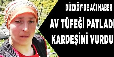 Maçka’da Kazayla Kardeşini Vurdu