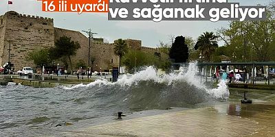 Meteoroloji'den 16 ile sarı uyarı