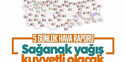 Meteoroloji'den 26 kente sarı uyarı: Sağanak yağış kuvvetli olacak